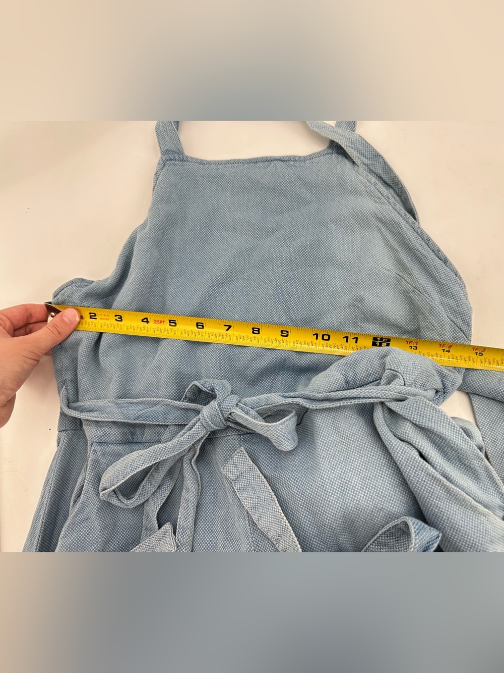 Marine Layer Tess Jumpsuit in Light Indigo Size 8 - Picture 9 of 10